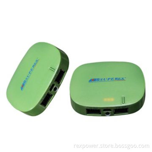 Power Bank with Dual-USB Output and Li-polymer 3,000mAh Capacity, Charge for All Mobile Phones